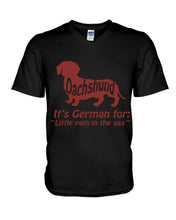 Load image into Gallery viewer, Dachshund German Shirt For Dachshunds Dog Lovers Guys V-Neck