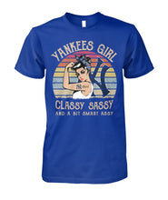 Load image into Gallery viewer, Yankees Girl Classy Sassy Funny Gift T-Shirt Hoodie