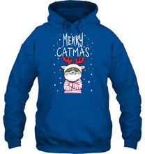 Load image into Gallery viewer, Funny Merry Catmas Christmas Gift Shirt Hoodie