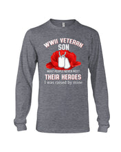 Load image into Gallery viewer, Wwii Veteran Gift For Veteran Dad Quote T-Shirt Unisex Long Sleeve