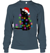 Load image into Gallery viewer, Cat Merry And Bright New Unisex Long Sleeve
