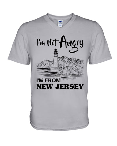 New Jersey Man Gift T-Shirt Guys V-Neck