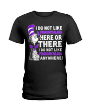 Load image into Gallery viewer, Fibromyalgia Anywhere Break Cancer Spirit T-Shirt Ladies Tee