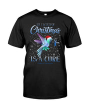 Load image into Gallery viewer, All I Want For Christmas Is A Cure Stop Diabetes Guys Tee