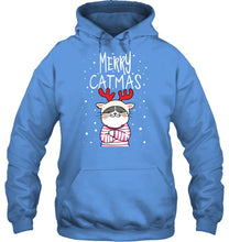 Load image into Gallery viewer, Funny Merry Catmas Christmas Gift Shirt Hoodie
