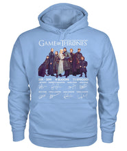 Load image into Gallery viewer, Game Of Throne Autograph 8 Years Anniversary T-Shirtr Hoodie