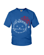 Load image into Gallery viewer, Cute Cat Face Christmas Gift For Cat Lovers T-Shirt Youth Tee