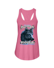 Load image into Gallery viewer, Wolf Lovers Trending Quote Tee Ladies Flowy Tank