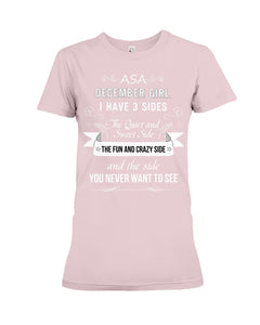 December Girl Fun Quote T-Shirt Ladies Tee