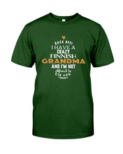 Load image into Gallery viewer, Finnish Crazy Grandma Gift For Grandma Family Guys Tee