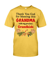 Load image into Gallery viewer, Blessing My Grandma Christmas Gift For Family Guys Tee