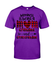 Load image into Gallery viewer, Happiness Is Being A Mom Grandma And Great Grandma Guys Tee