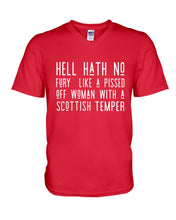 Load image into Gallery viewer, Scottish Woman Temper Scotland Lovers Guys V-Neck