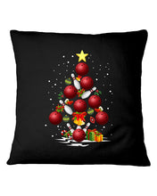 Load image into Gallery viewer, Bowling   Bowling Christmas Tree Christmas T-Shirt Pillow Cover