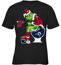 Load image into Gallery viewer, Funny Grinch San Francisco 49Ers Christmas Gift Tee Youth Tee