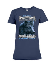 Load image into Gallery viewer, Wolf Lovers Trending Quote Tee Ladies Tee