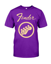 Load image into Gallery viewer, Guitar Lovers Fender Black T-Shirt Guys Tee
