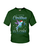 Load image into Gallery viewer, All I Want For Christmas Is A Cure Stop Diabetes Youth Tee