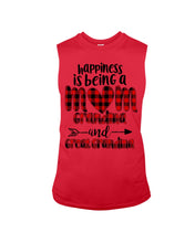 Load image into Gallery viewer, Happiness Is Being A Mom Grandma And Great Grandma Unisex Long Sleeve
