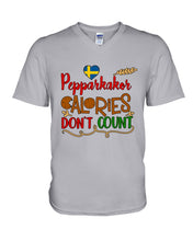 Load image into Gallery viewer, Pepparkakor Calories Don&#39;t Count Guys V-Neck