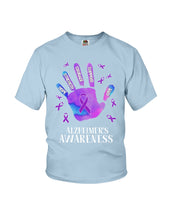 Load image into Gallery viewer, Alzheimers Awareness T-Shirt Youth Tee