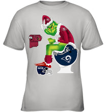 Load image into Gallery viewer, Funny Grinch San Francisco 49Ers Christmas Gift Tee Youth Tee
