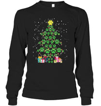 Load image into Gallery viewer, Cute Dog Paws Christmas Tree Shirt Unisex Long Sleeve