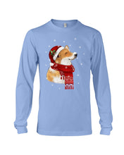 Load image into Gallery viewer, Corgi Christmas Gift Funny T-Shirt Unisex Long Sleeve