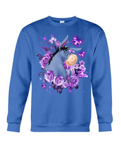 Load image into Gallery viewer, Donkey Loves Purple Flowers Custom T-Shirt Sweatshirt