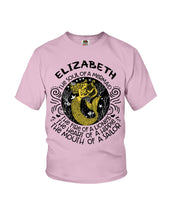 Load image into Gallery viewer, Elizabeth The Soul Of A Mermaid Horoscope T-Shirt Youth Tee