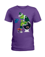 Load image into Gallery viewer, Grinch Green Bay Packers Funny Tee Ladies Tee