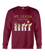 Load image into Gallery viewer, St Lucia Child Of Light God Jesus Christmas Gift Sweatshirt