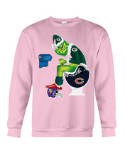 Load image into Gallery viewer, Grinch Green Bay Packers Funny Tee Sweatshirt