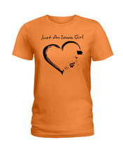 Load image into Gallery viewer, Just An Iowa Girl Ladies Tee