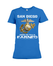 Load image into Gallery viewer, San Diego Gift For Your Friend T-Shirt Ladies Tee