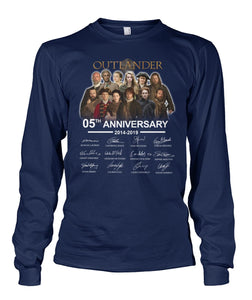 50Th Anniversary Outlander Gift For Fans Black T-Shirt Unisex Long Sleeve