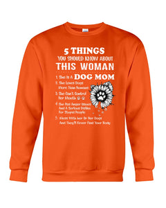 Dog Mom Gift For Dog Lovers Black Quote T-Shirt Sweatshirt