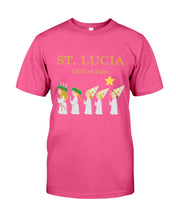 Load image into Gallery viewer, St Lucia Child Of Light God Jesus Christmas Gift Guys Tee