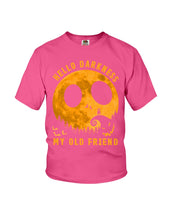 Load image into Gallery viewer, Darkness My Old Friend Halloween T-Shirt Youth Tee