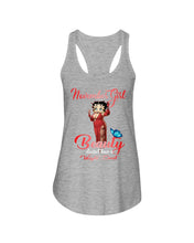 Load image into Gallery viewer, November Girl Sexy Beauty T-Shirt Ladies Flowy Tank