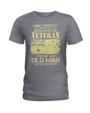 Load image into Gallery viewer, Veteran Australian Defence Force Gift For Grandpa Family Tee Ladies Tee
