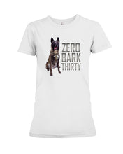 Load image into Gallery viewer, K9 Dog Hero Zero Bark Thirty Ladies Tee