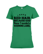 Load image into Gallery viewer, Great Gift For Redhead Grandma Ladies Tee