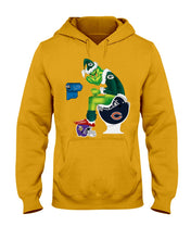 Load image into Gallery viewer, Grinch Green Bay Packers Funny Tee Hoodie