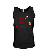 Load image into Gallery viewer, Nice Naughty Ginger Redhead T Shirt Unisex Tank Top