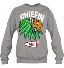 Load image into Gallery viewer, Chiefin Kansas City Chiefs Gift For Fans T-Shirt Sweatshirt
