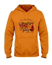 Load image into Gallery viewer, Funny Moose Wonderful Time Christmas Gift For Family Hoodie