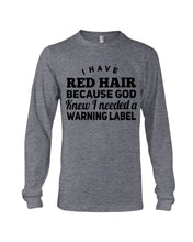Load image into Gallery viewer, Great Gift For Redhead Grandma Unisex Long Sleeve