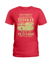 Load image into Gallery viewer, Veteran Australian Defence Force Gift For Grandpa Family Tee Ladies Tee