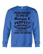 Load image into Gallery viewer, I Marry A Freaking Awesome Husband Gift For Wife T-Shirt Sweatshirt